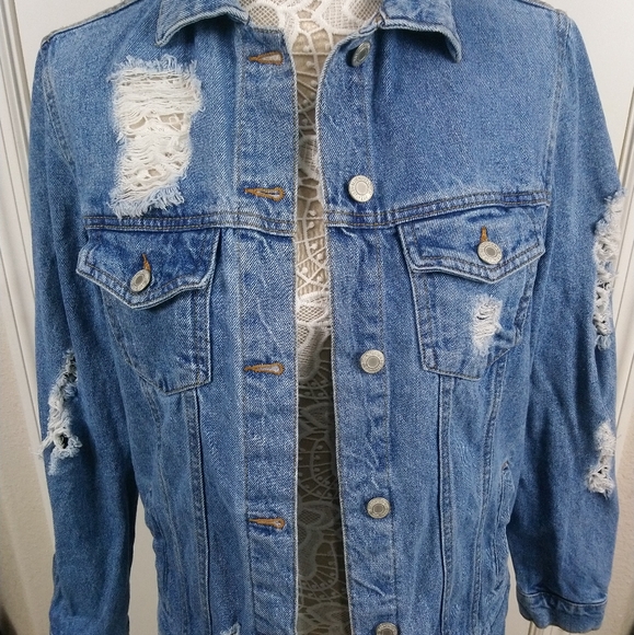 Blue notes Denim Jacket. - Picture 1 of 8
